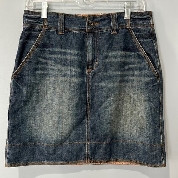 Life is Good Denim Skirt 8 - Picture 1 of 6